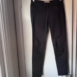 Zara Navy Moto Skinny Pant